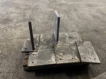 Футеровка бункера дробилки КСД