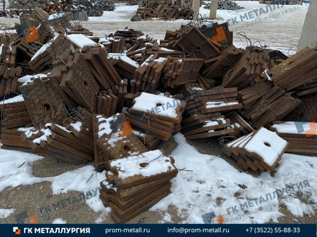 Бронеплита рифленая Р61.00006\9