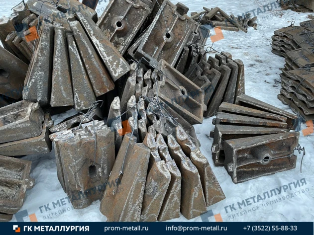 Плита бронефутеровочная классифицирующая винтовая 046/24-02д