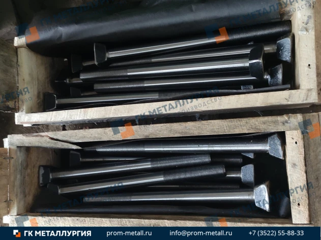 Болт футеровочный  М48х370 3-691371-02