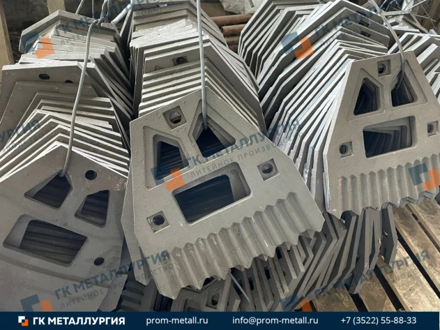 Сектор футеровки спирали М449-32