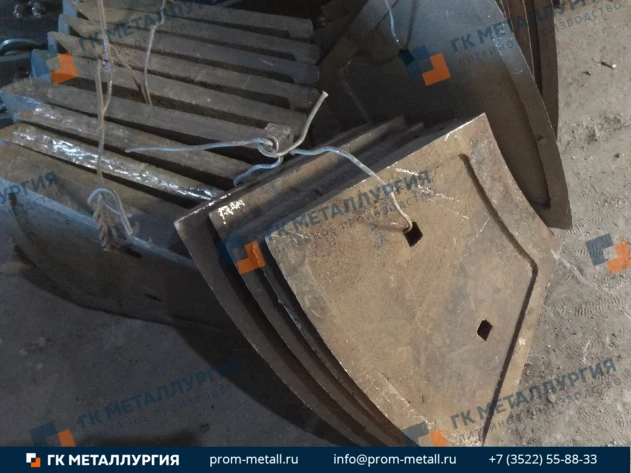 Броня торцевая верхняя 3-54582