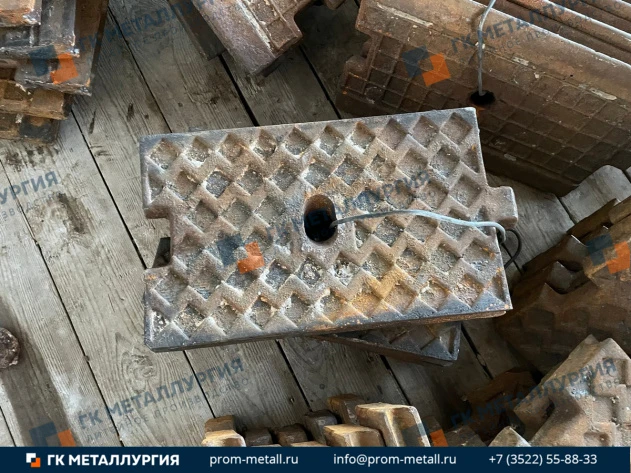 Бронеплита рифленая ПМУ.000.03.004